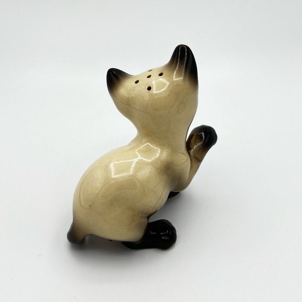 Vintage Ucagco Ceramics Japan Playful Siamese Kitten Salt Shaker Replacement - Picture 2 of 9